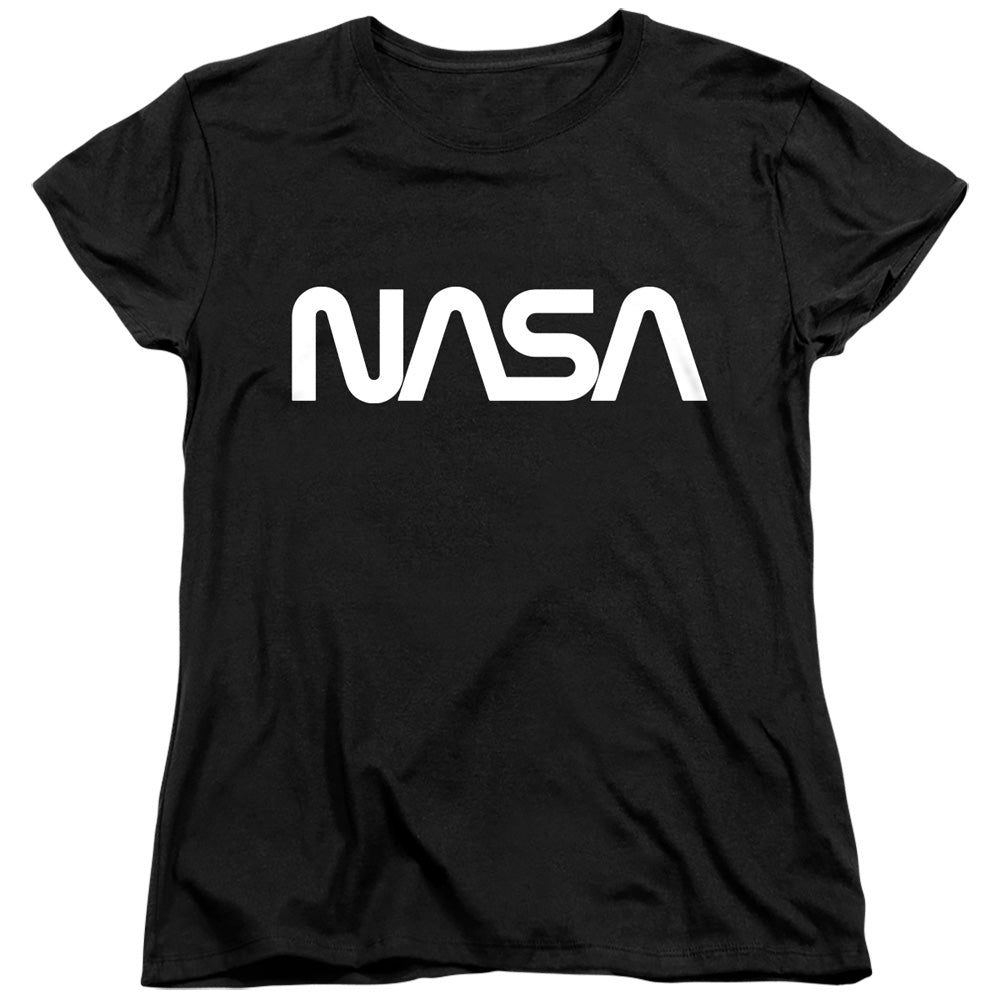 Nasa/worm Logo-s/s Women's Tee-black