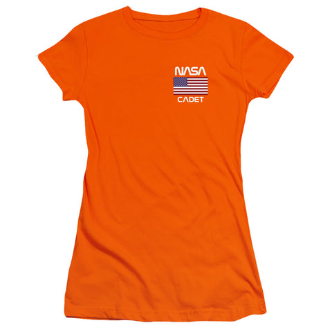 Nasa/cadet-s/s Junior Sheer-orange-sm