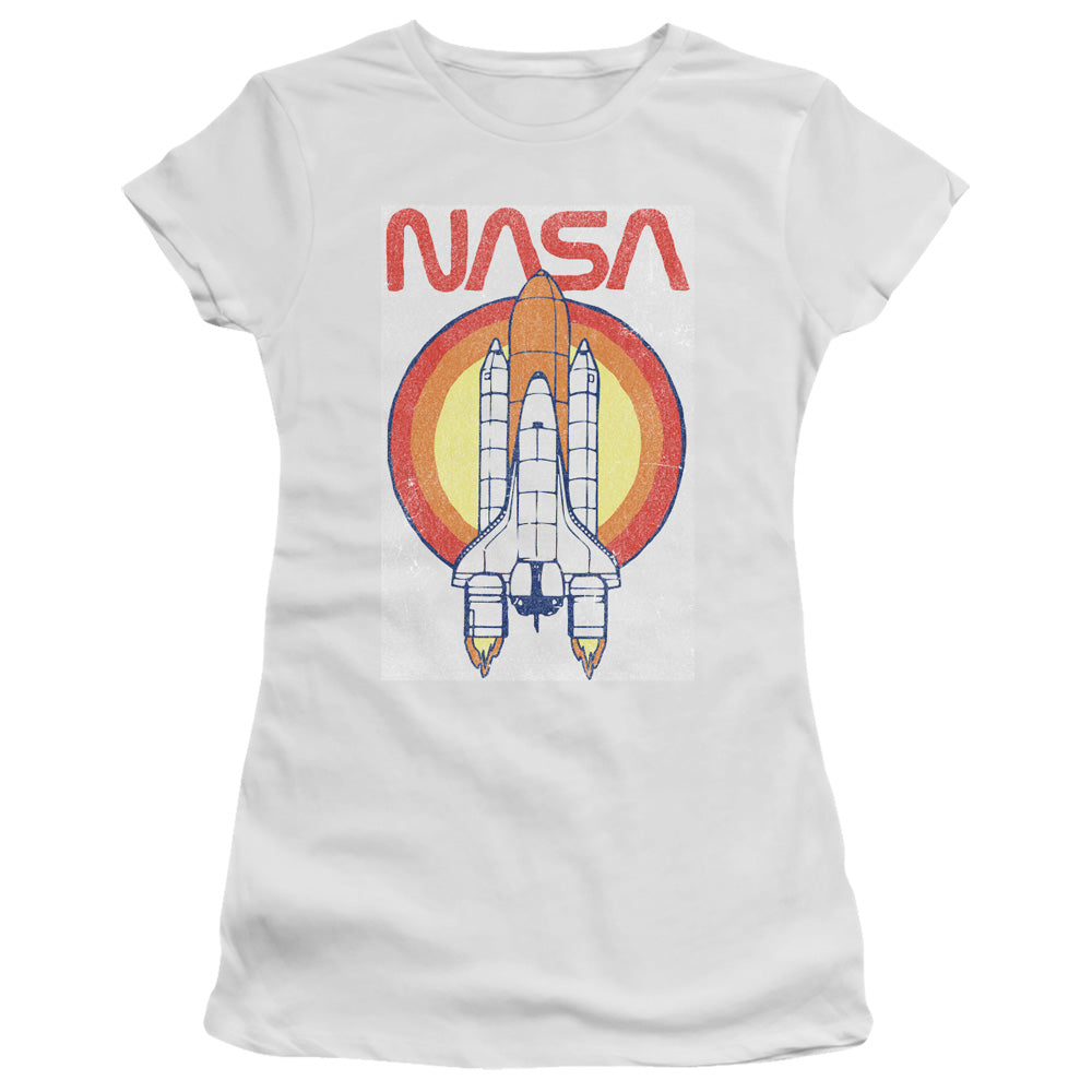 Nasa/shuttle Circle-s/s Junior Sheer-white-sm