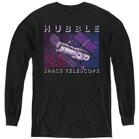 Nasa/eye In The Sky-youth Long Sleeve-black