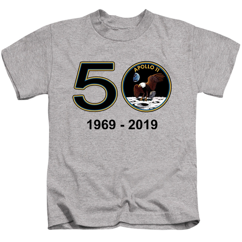 Nasa/apollo 11 50th-s/s Juvenile 18/1-athletic Heather-sm(4)