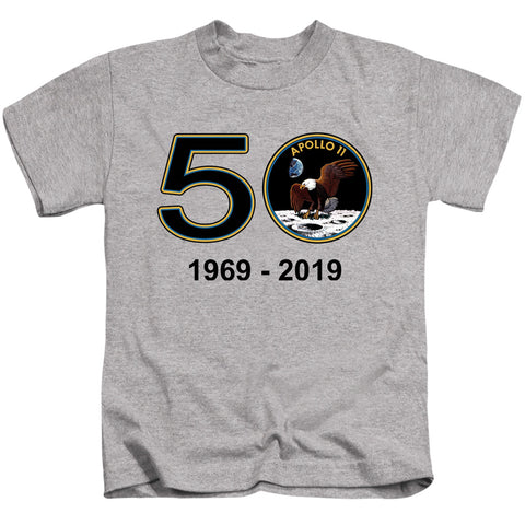 Nasa/apollo 11 50th-s/s Juvenile 18/1-athletic Heather-sm(4)