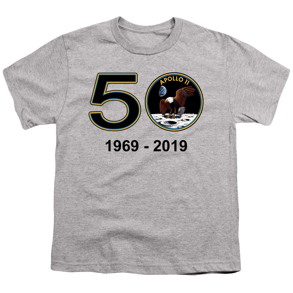 Nasa/apollo 11 50th-s/s Youth 18/1-athletic Heather
