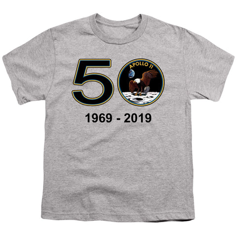 Nasa/apollo 11 50th-s/s Youth 18/1-athletic Heather