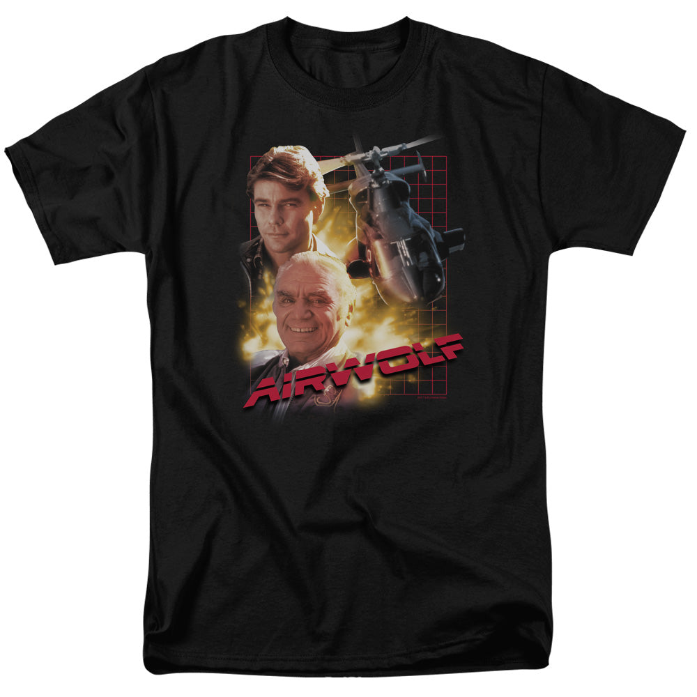 Airwolf/airwolf - S/s Adult 18/1 - Black