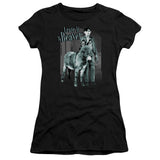Juniors Sheer Cap Sleeve