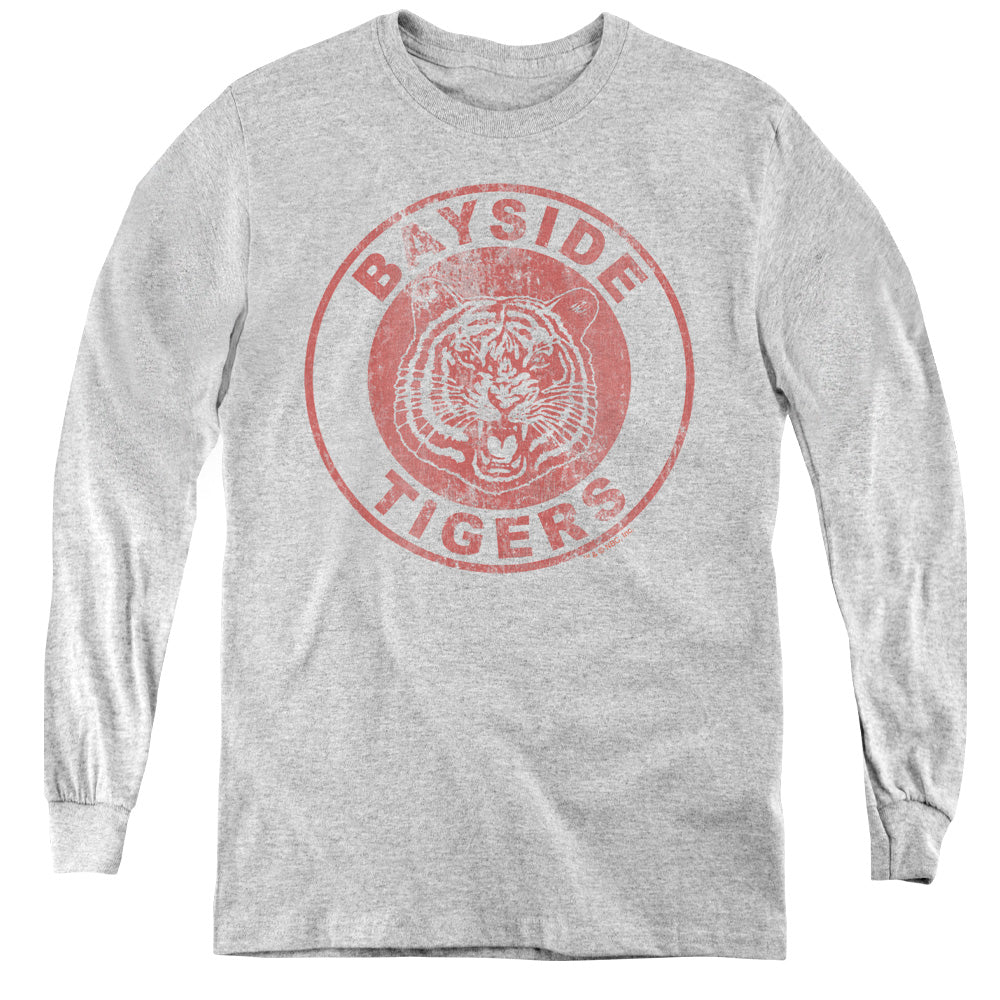 Saved By The Bell/tigers - Youth Long Sleeve Tee - Athletic Heather
