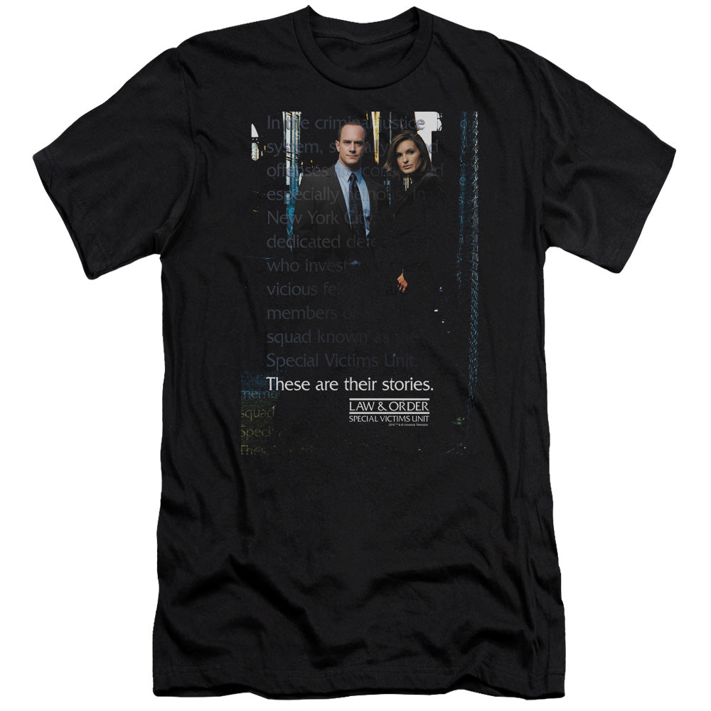 Law And Order Svu/svu - S/s Adult 30/1 - Black