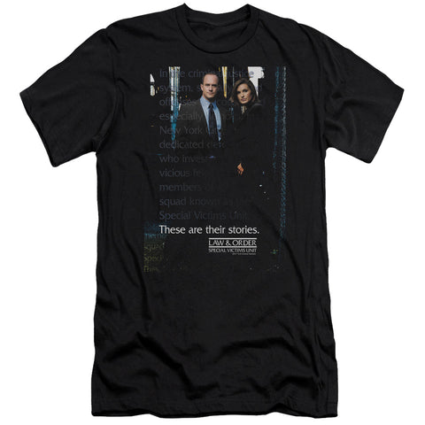 Law And Order Svu/svu - S/s Adult 30/1 - Black