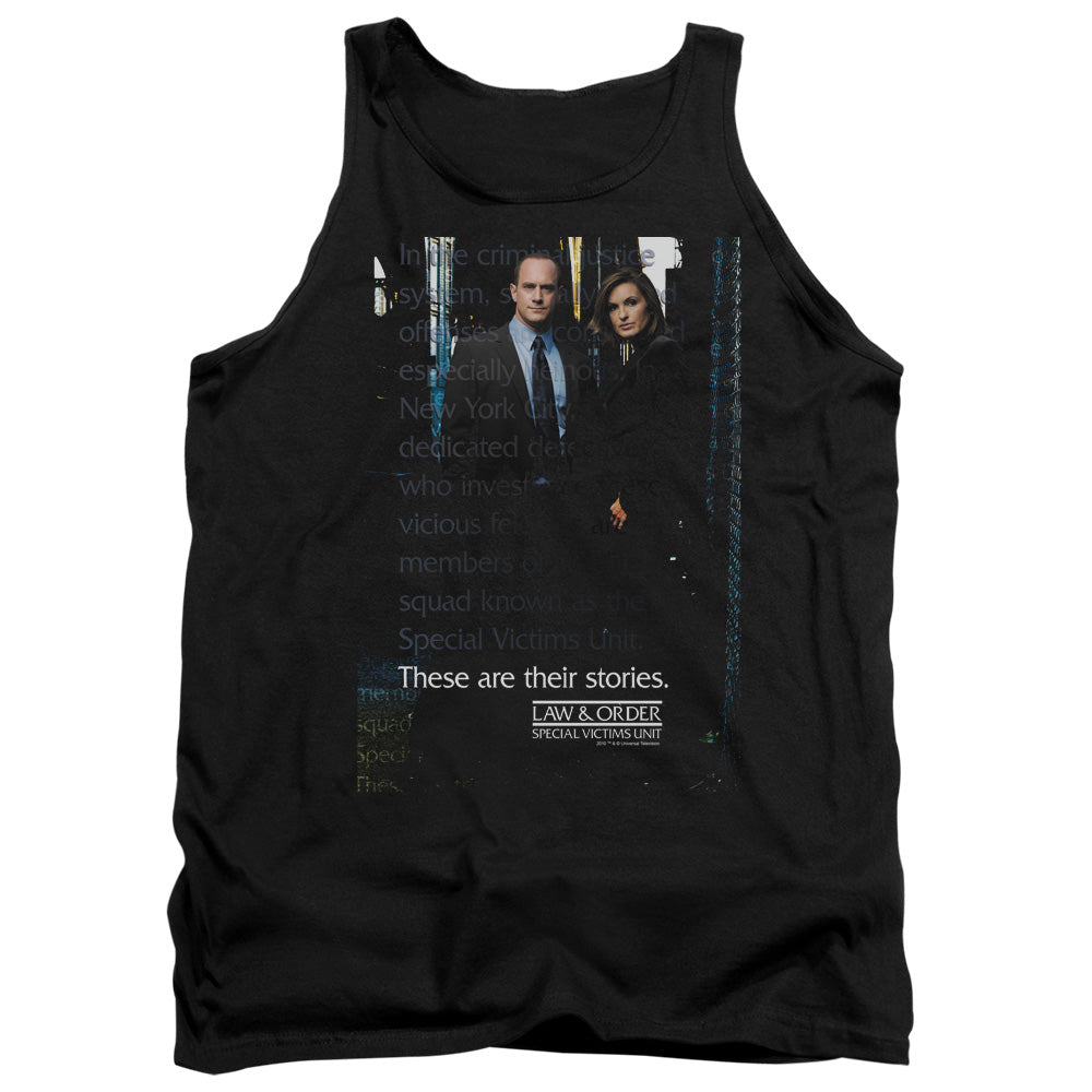 Law And Order Svu/svu - Adult Tank - Black
