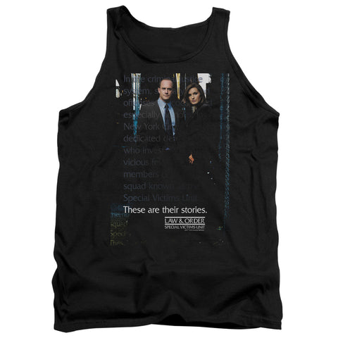 Law And Order Svu/svu - Adult Tank - Black