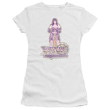 Juniors Sheer Cap Sleeve