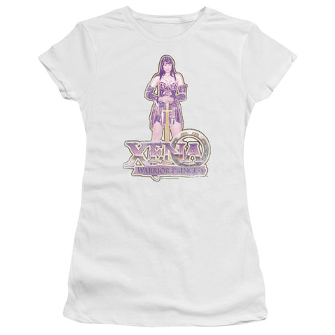 Juniors Sheer Cap Sleeve
