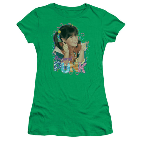 Juniors Sheer Cap Sleeve