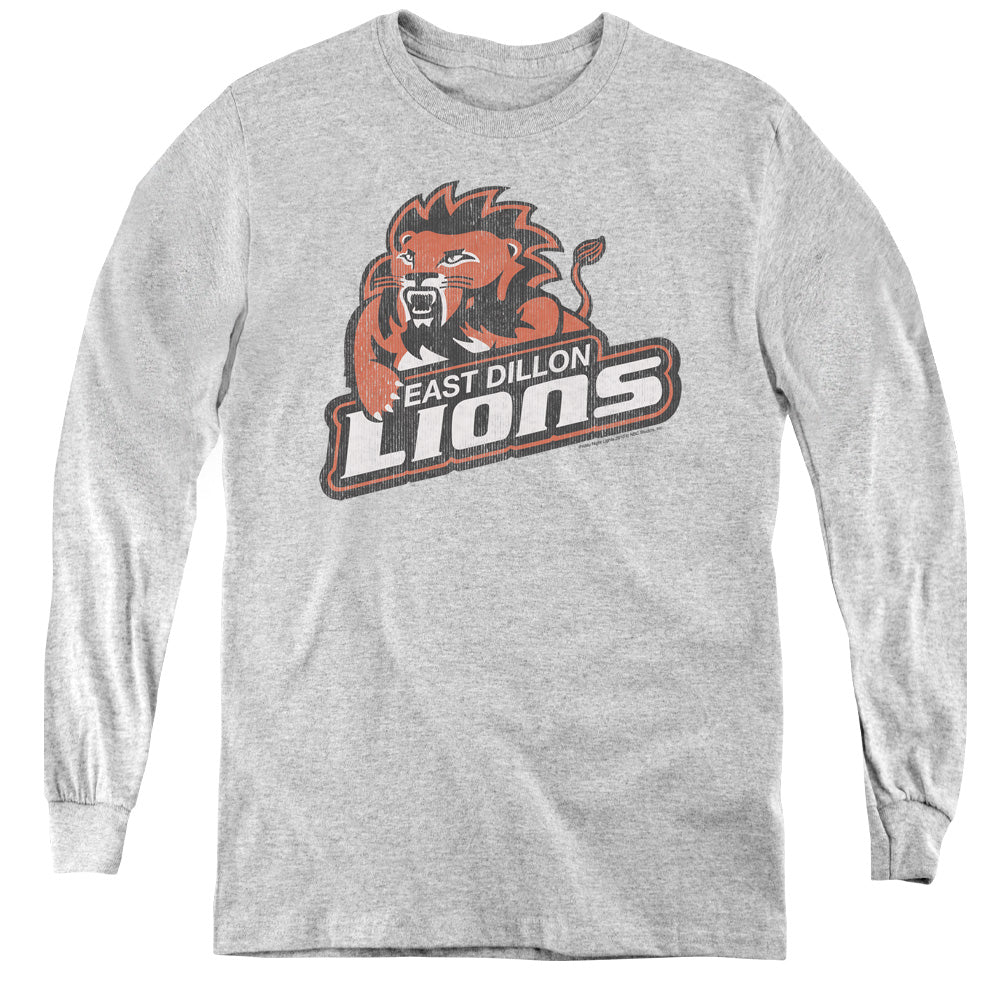 Friday Night Lights/east Dillion Lions-youth Long Sleeve Tee-athletic Heather-sm