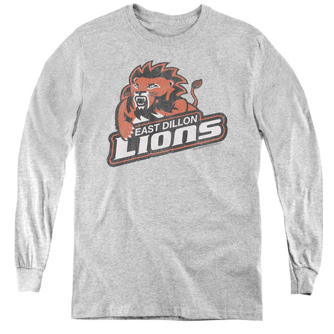 Friday Night Lights/east Dillion Lions-youth Long Sleeve Tee-athletic Heather-sm