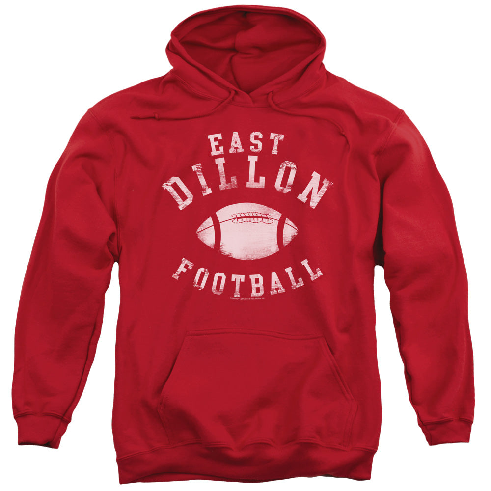 Friday Night Lights/east Dillon Football - Adult Pull-over Hoodie - Red