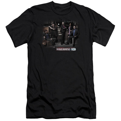 Warehouse 13/warehouse Cast-premuim Canvas Adult Slim Fit 30/1-black