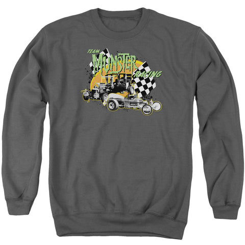 The Munsters/munster Racing - Adult Crewneck Sweatshirt - Charcoal