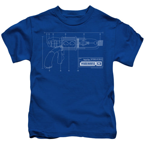 Warehouse 13/tesla Gun - S/s Juvenile 18/1 - Royal Blue
