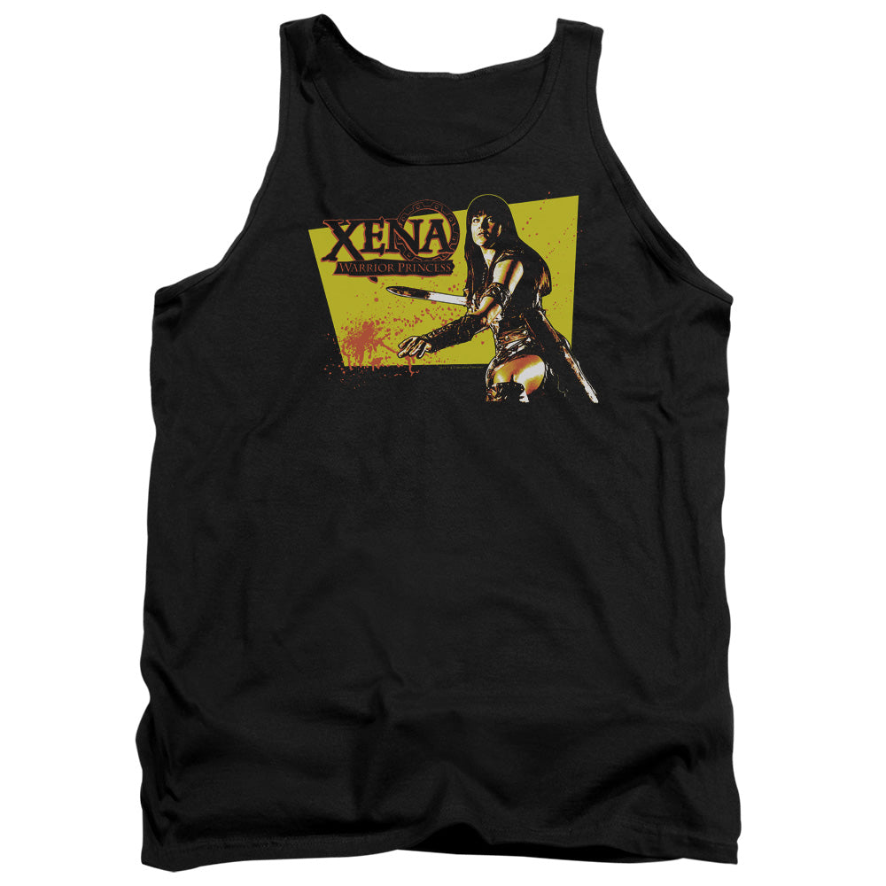 Xena/cut Up - Adult Tank - Black