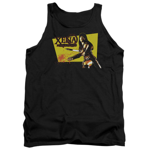 Xena/cut Up - Adult Tank - Black
