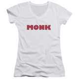 Juniors Sheer Cap Sleeve V-Neck
