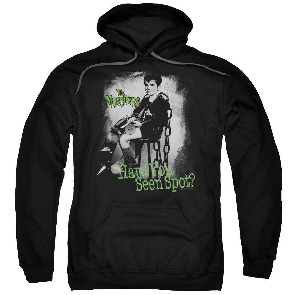 The Munsters/have You Seen Spot-adult Pull-over Hoodie-black