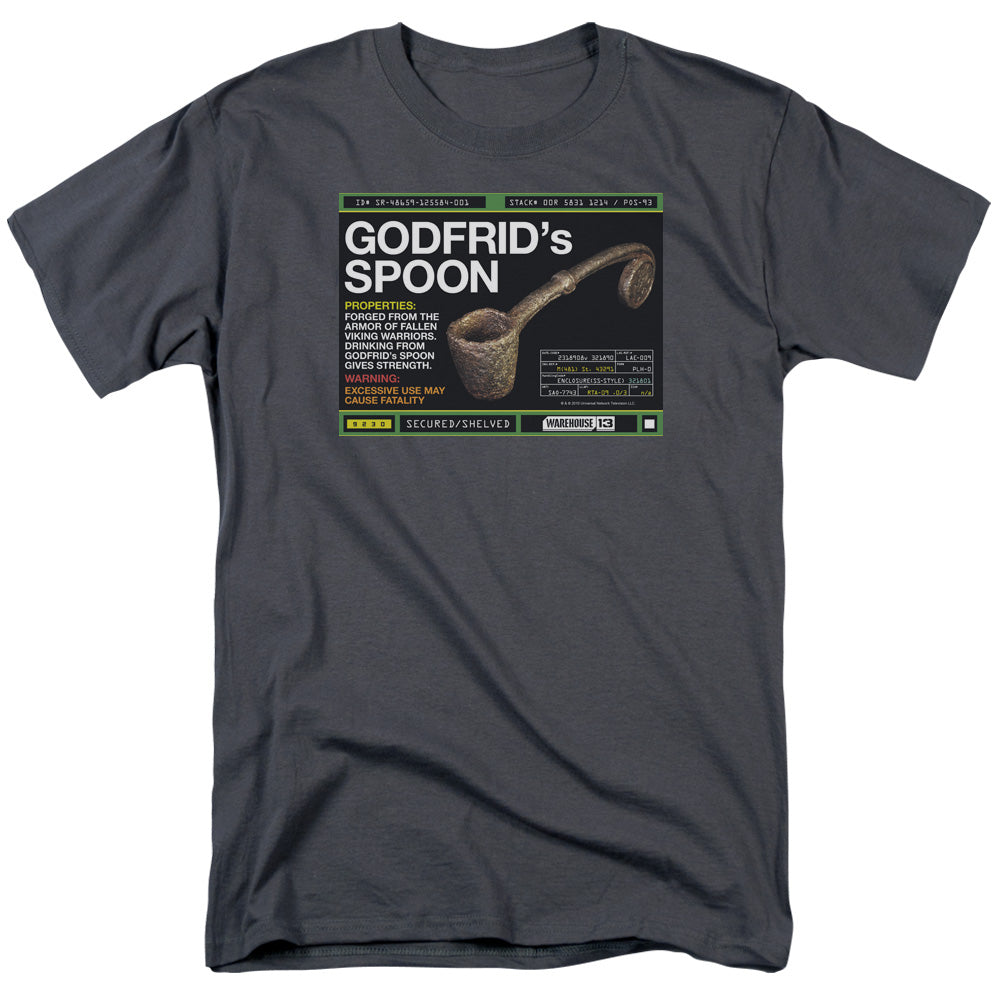 Warehouse 13/godfrid Spoon - S/s Adult 18/1 - Charcoal