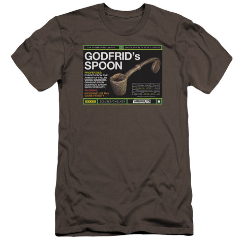 Warehouse 13/godfrid Spoon-premuim Canvas Adult Slim Fit 30/1-charcoal