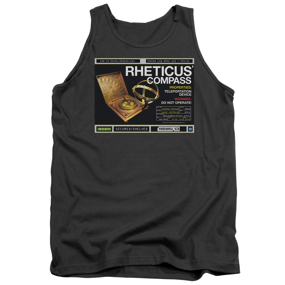 Warehouse 13/rheticus Compass - Adult Tank - Charcoal