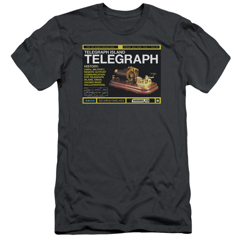 Warehouse 13/telegraph Island - S/s Adult 30/1 - Charcoal