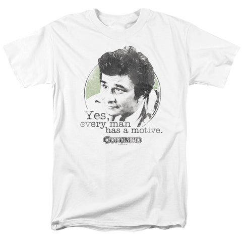 Columbo/motive - S/s Adult 18/1 - White