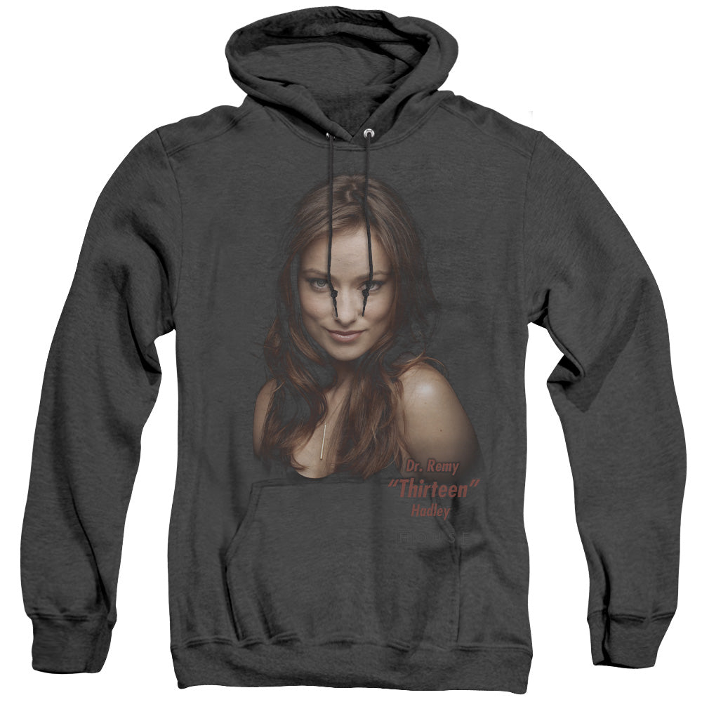 House/thirteen - Adult Heather Hoodie - Black