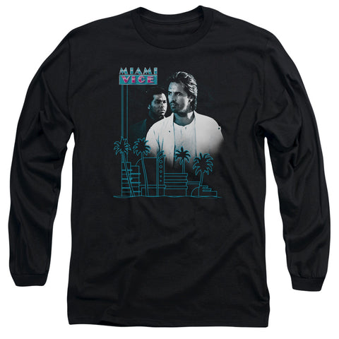 Miami Vice/looking Out-l/s Adult 18/1-black