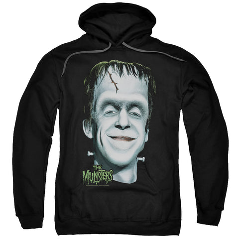 The Munsters/hermans Head-adult Pull-over Hoodie-black