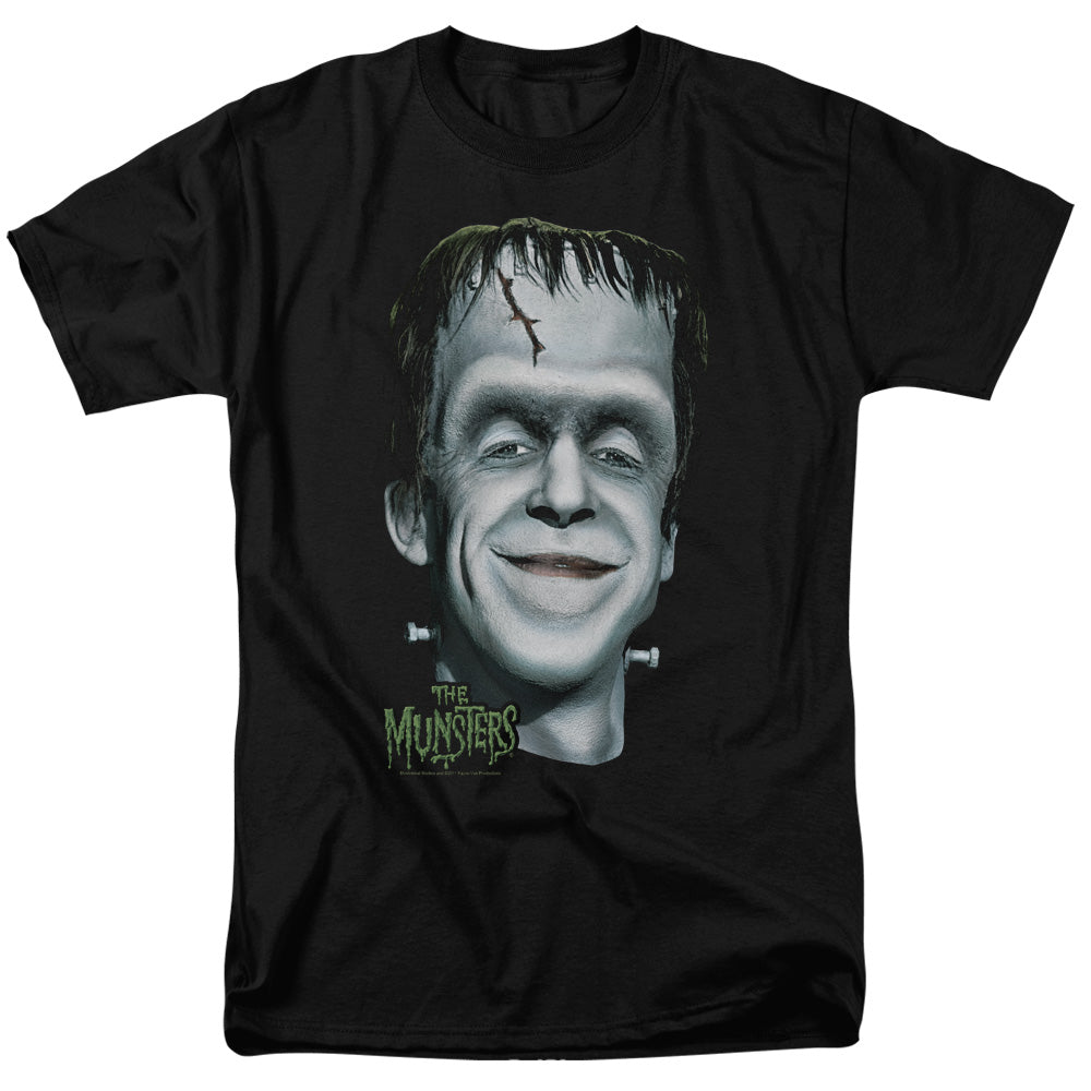 The Munsters/hermans Head - S/s Adult 18/1 - Black