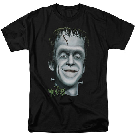 The Munsters/hermans Head - S/s Adult 18/1 - Black