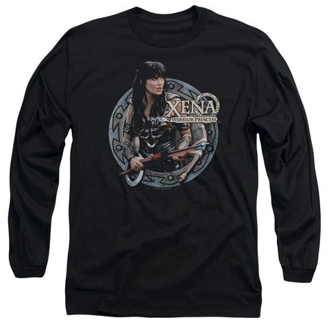 Xena/the Warrior-l/s Adult 18/1-black