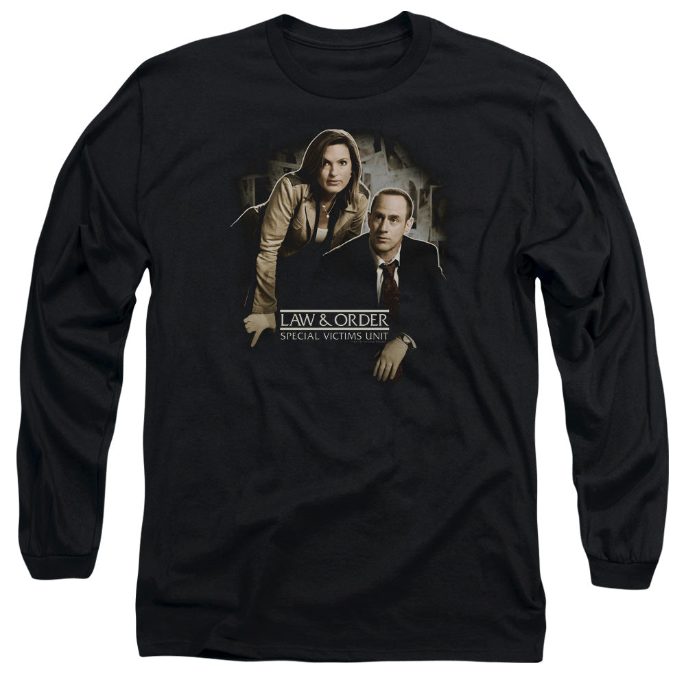 Law And Order Svu/helping Victims - L/s Adult 18/1 - Black