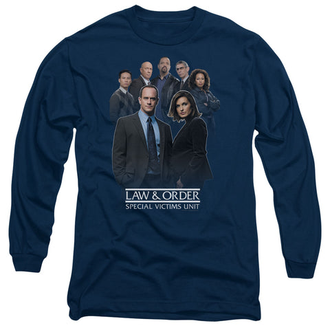 Law And Order Svu/team - L/s Adult 18/1 - Navy