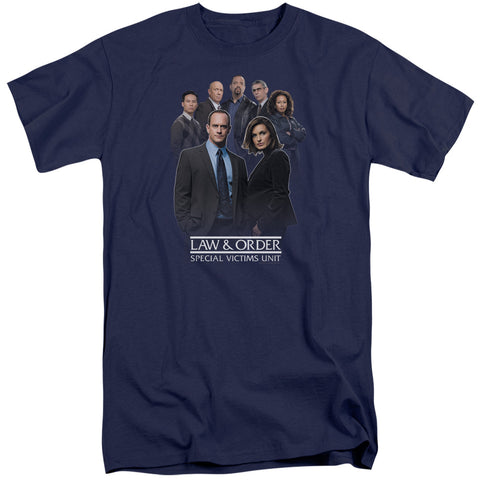 Law And Order Svu/team-s/s Adult Tall-navy