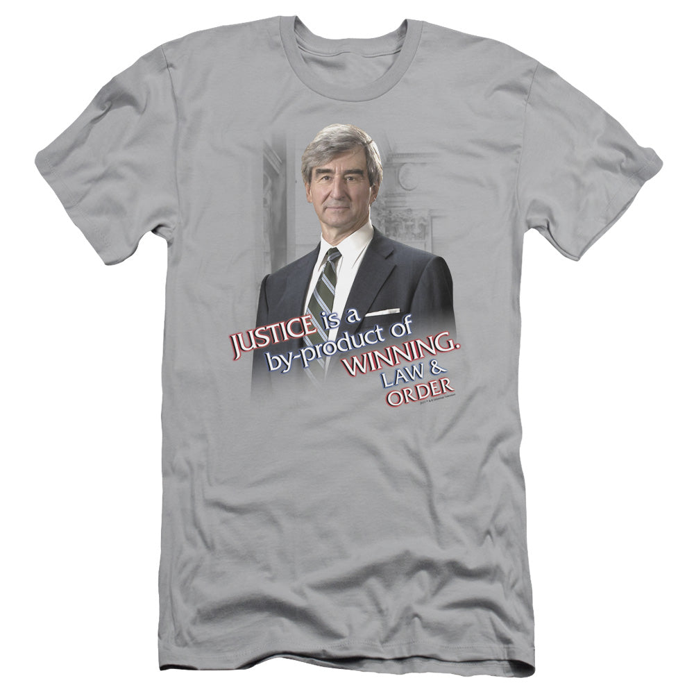 Law And Order/jack Mccoy - S/s Adult 30/1 - Silver