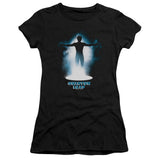 Juniors Sheer Cap Sleeve