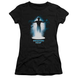 Juniors Sheer Cap Sleeve