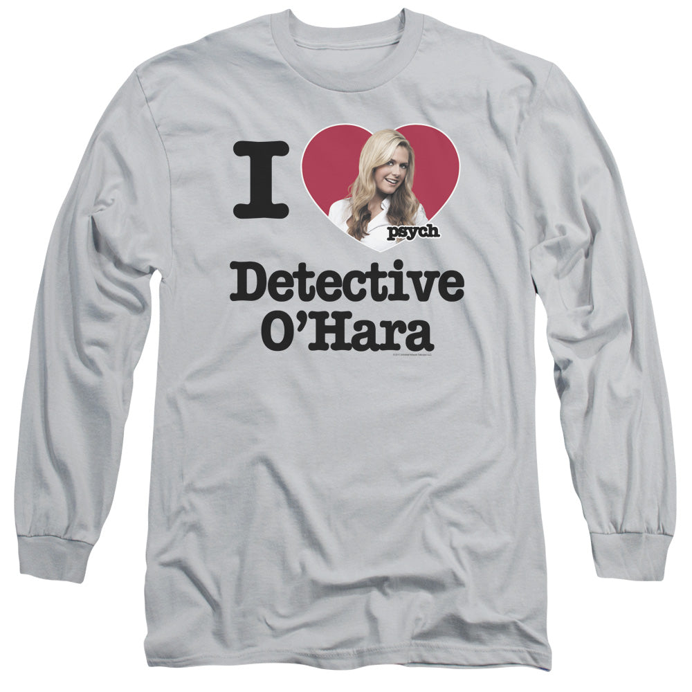 Psych/i Heart Ohara - L/s Adult 18/1 - Silver