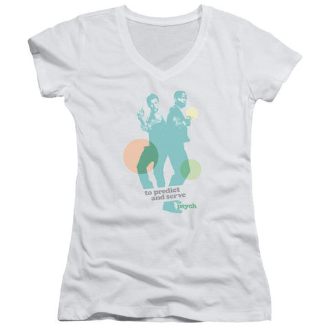 Juniors Sheer Cap Sleeve V-Neck