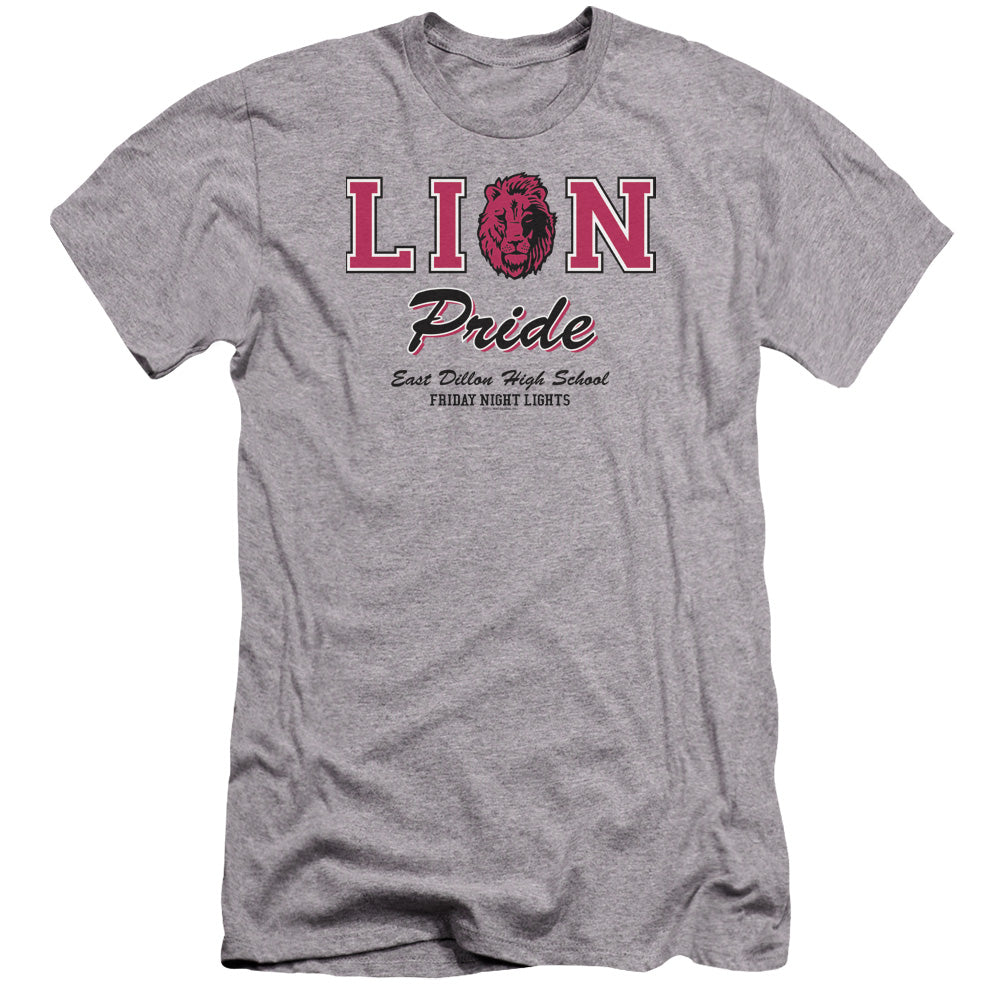 Friday Night Lights/lions Pride-premuim Canvas Adult Slim Fit 30/1-athletic Heather