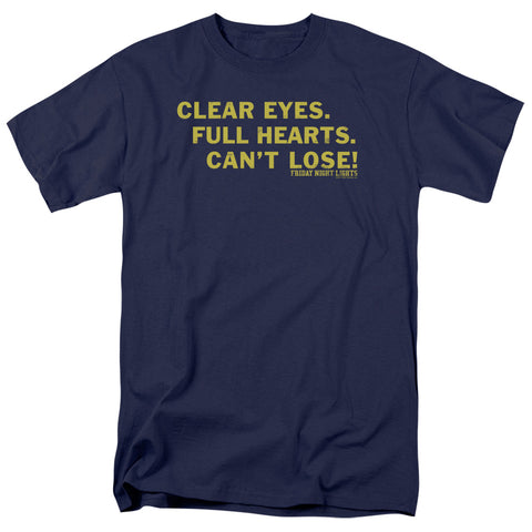 Friday Night Lights/clear Eyes - S/s Adult 18/1 - Navy