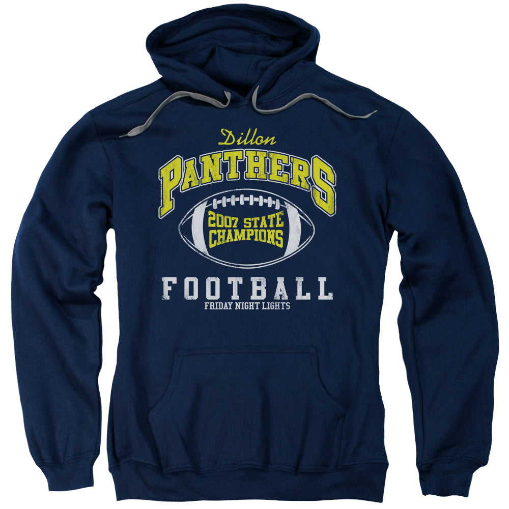 Friday Night Lights/state Champs - Adult Pull-over Hoodie - Navy